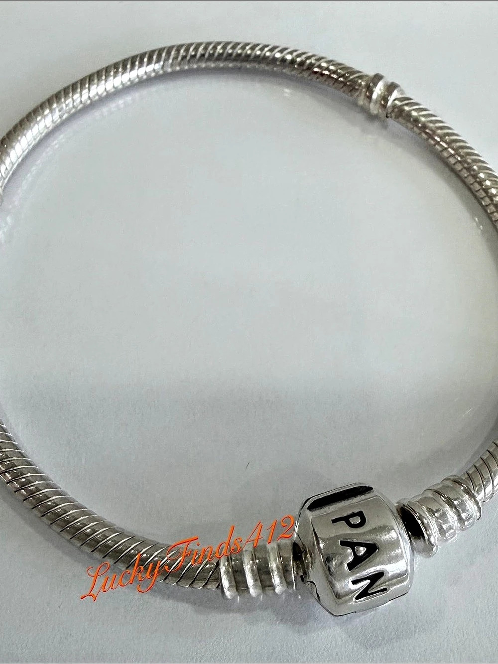 Authentic Pandora Moments Snake Chain Bracelet 7.5” (19cm)